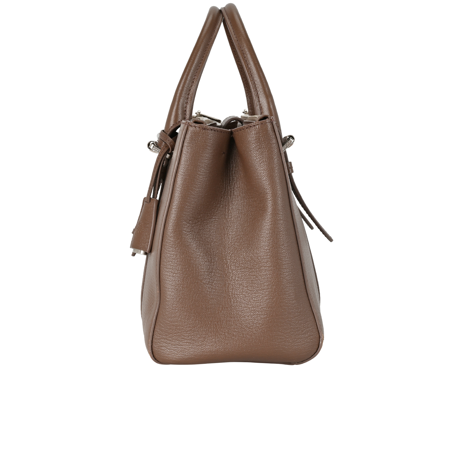 Double Zip Bayswater Tote, &pound;475, Handbags, Taupe, Leather, Bottom view